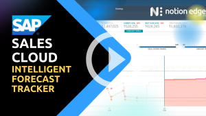 SAP Sales cloud Intelligent Forecast tracker Notion Edge